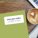 Search for bold letters return address labels Typography