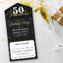 Search for golden 50th birthday invitations Fiftieth birthday party