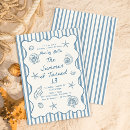 Search for coastal birthday invitations Nautical