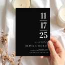 Search for classic wedding save the dates Minimalist