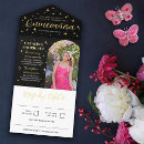 Search for pretty quinceanera invitations Quinceañera