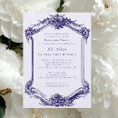 Search for navy quince invitations Princess tiara crown