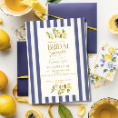 Search for stripe bridal shower invitations La dolce vita
