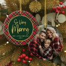 Search for tartan plaid christmas tree decorations Keepsake