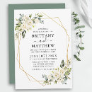 Search for geo wedding invitations Sage green