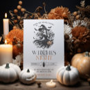 Search for witch night invitations Spooky