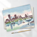 Search for harbour horizontal postcards Watercolor