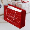 Search for winter wonderland gift bags Red