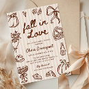 Search for chocolate bridal shower invitations Whimsical