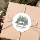 Search for winter cabin stickers Snowy