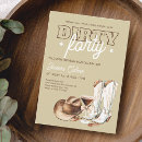 Search for rustic western invitations Brown