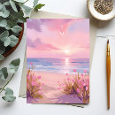 Search for pink sunrise postcards Beach