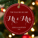 Search for bride christmas tree decorations Red and white