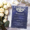 Search for navy blue sweet 16 invitations 16th sixteenth birthday party