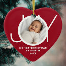 Search for auntie christmas tree decorations Red
