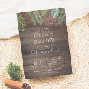 Search for country christmas invitations Wood