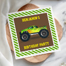 Search for monster trucks napkins Boys