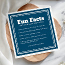 Search for fun fact wedding napkins Trendy