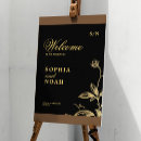 Search for vintage wedding posters Black and gold