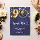Search for blue thank you cards Gold