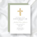 Search for christian confirmation invitations Elegant
