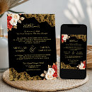 Search for black lace wedding invitations All in one