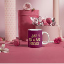 Search for you and me forever mugs Valentine