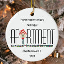Search for our first apartment christmas tree decorations Couple