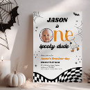 Search for spooky one invitations Orange and black