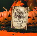 Search for skeleton halloween invitations Dark macabre death