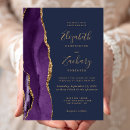 Search for navy and purple wedding invitations Chic