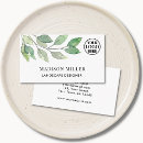 Search for green leaf logo business cards Simple