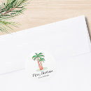 Search for christmas palm tree stickers Watercolor