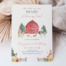 Search for barnyard party invitations Oink cluck baa moo