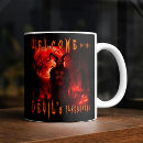 Search for red devil mugs Scary