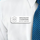 Search for black and white name tags Modern professional elegant classic