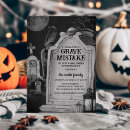 Search for tombstone halloween invitations Spooky