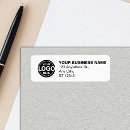Search for round logo return address labels Marketing advertising swag
