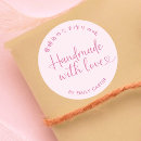Search for pink bakery stickers Small business