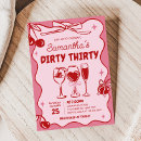 Search for dirty thirty birthday invitations Coquette