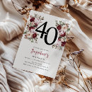 Search for luxury 40th birthday invitations Trendy
