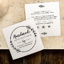 Search for handmade business cards Homemade