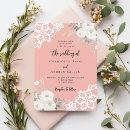 Search for coral rose invitations Elegant