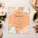 Search for peach and ivory wedding invitations Elegant