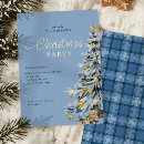 Search for blue white christmas invitations Corporate christmas party