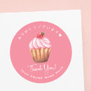 Search for strawberry cupcake stickers Watercolor