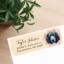 Search for poodle return address labels Animal lover