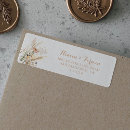 Search for fall return address labels weddings Bride