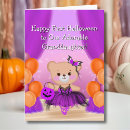 Search for happy granddaughter halloween cards Purple