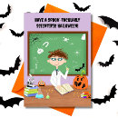 Search for teacher halloween cards Pumpkin